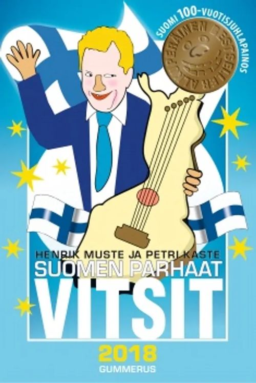 Suomen parhaat vitsit 2018 - Muste Henrik - Kaste Petri | Vantaan Antikvariaatti Oy | Osta Antikvaarista - Kirjakauppa verkossa