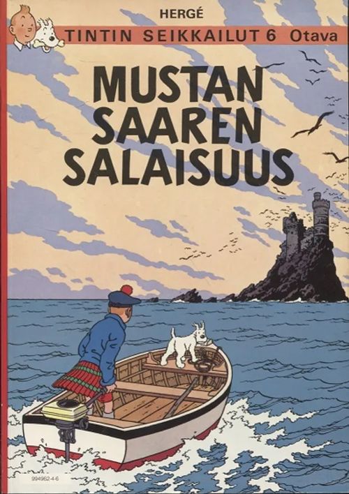 Tintin seikkailut 6 - Mustan saaren salaisuus - Herge | Vantaan Antikvariaatti Oy | Osta Antikvaarista - Kirjakauppa verkossa