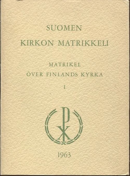 Suomen kirkon matrikkeli I - Matrikel över Finlands kyrka I - Kohonen Yrjö et.al. (toim.) | Vantaan Antikvariaatti Oy | Osta Antikvaarista - Kirjakauppa verkossa