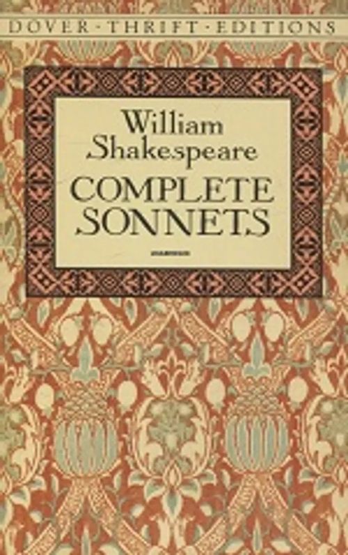 William Shakespeare - Complete Sonnets - Shakespeare William | Vantaan Antikvariaatti Oy | Osta Antikvaarista - Kirjakauppa verkossa