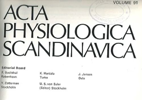 Acta physiologica scandinavia 91 | Vantaan Antikvariaatti Oy | Osta Antikvaarista - Kirjakauppa verkossa