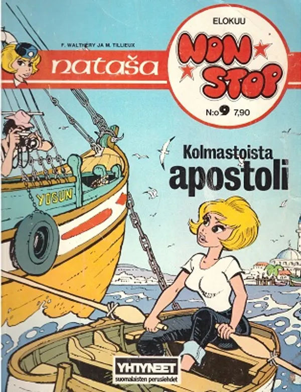 Non stop 9 - Natasa - Kolmastoista apostoli - Walthery - Tillieux | Vantaan Antikvariaatti Oy | Osta Antikvaarista - Kirjakauppa verkossa