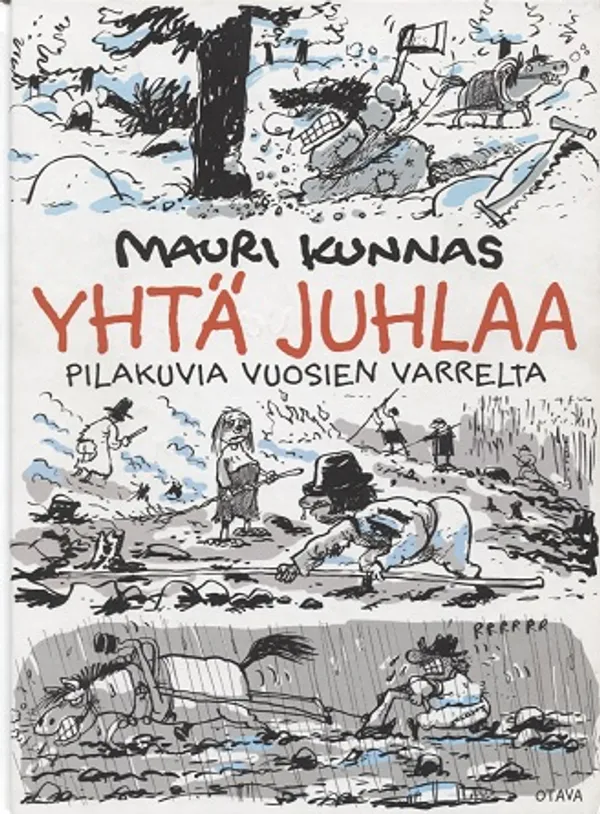 Yhtä juhlaa - Pilakuvia vuosien varrelta - Kunnas Mauri | Vantaan Antikvariaatti Oy | Osta Antikvaarista - Kirjakauppa verkossa