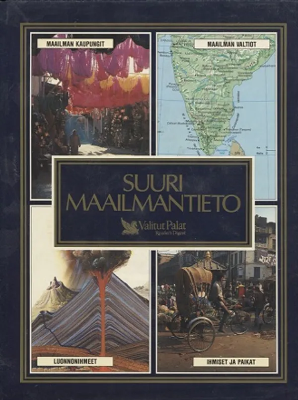 Suuri maailmantieto - Maantieteen hakuteos - Valtiot ja kaupungit sekä luonnon- ja matkailunähtävyydet | Vantaan Antikvariaatti Oy | Osta Antikvaarista - Kirjakauppa verkossa