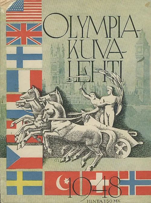 Olympiakuvalehti 1948 [ Lontoon olympialaiset ] | Antikvaarinen kirjakauppa  Aleksis K. | Osta Antikvaarista - Kirjakauppa verkossa