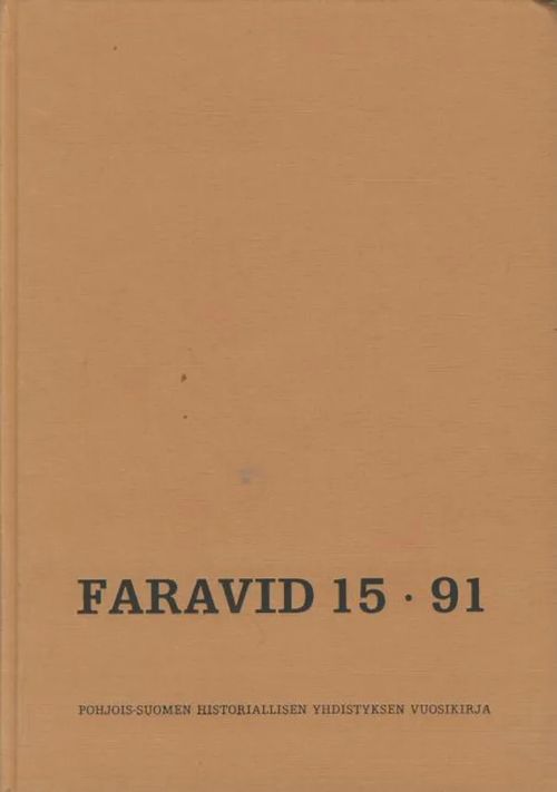 Faravid 15/91 | Antikvaarinen kirjakauppa Aleksis K. | Antikvaari - kirjakauppa verkossa