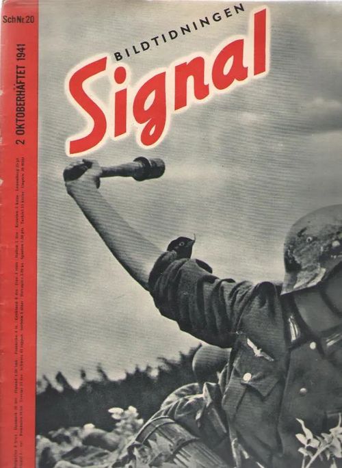 Signal 1941/20 (Bildtidningen Signal) | Antikvaarinen kirjakauppa Aleksis K. | Osta Antikvaarista - Kirjakauppa verkossa