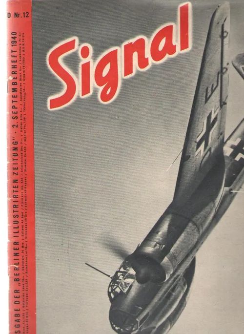 Signal 1940/12 | Antikvaarinen kirjakauppa Aleksis K. | Osta Antikvaarista - Kirjakauppa verkossa