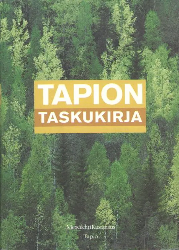 Tapion taskukirja | Antikvaarinen kirjakauppa Aleksis K. | Osta Antikvaarista - Kirjakauppa verkossa