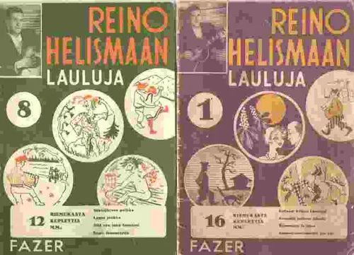 Reino Helismaan lauluja 1 ; 4-8 | Antikvaarinen kirjakauppa Aleksis K. | Osta Antikvaarista - Kirjakauppa verkossa