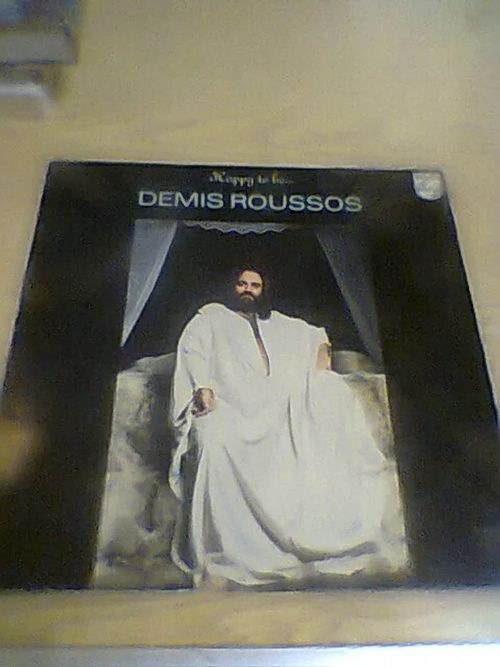 Demis Roussos happy to be lp | Tomin antikvariaatti | Osta Antikvaarista - Kirjakauppa verkossa