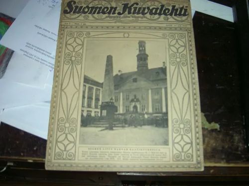 Suomen Kuvalehti 7/1919 (Suomen lippu Narvan raatihuoneella) | Tomin antikvariaatti | Osta Antikvaarista - Kirjakauppa verkossa