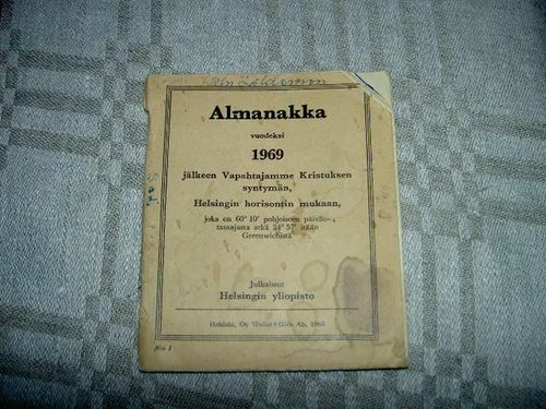 Almanakka 1969 | Tomin antikvariaatti | Osta Antikvaarista - Kirjakauppa verkossa