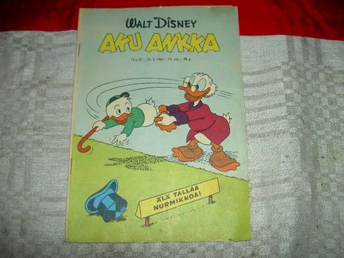 Aku Ankka 21/1967 | Tomin antikvariaatti | Osta Antikvaarista - Kirjakauppa verkossa