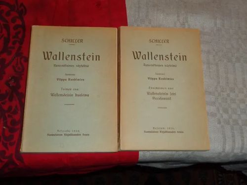 Wallenstein, runomittainen näytelmä I-II - Schiller | Tomin antikvariaatti | Osta Antikvaarista - Kirjakauppa verkossa