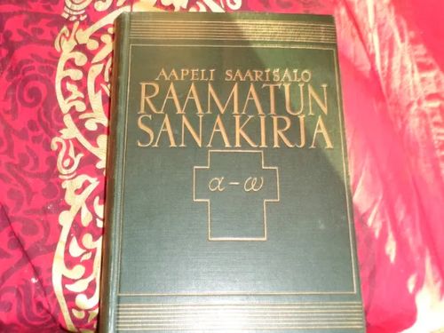 Raamatun sanakirja - Saarisalo Aapeli | Tomin antikvariaatti | Osta  Antikvaarista - Kirjakauppa verkossa