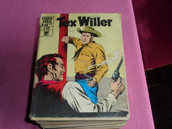 Tex Willer 9/1972 (Liimaus irti) | Tomin antikvariaatti | Osta Antikvaarista - Kirjakauppa verkossa