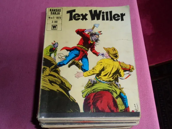 Tex Willer 7/1973 (Liimaus irti) | Tomin antikvariaatti | Osta Antikvaarista - Kirjakauppa verkossa