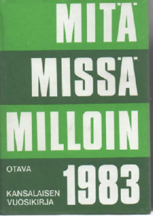 MMM 1983 | Antikvaari Kirja- ja Lehtilinna / Raimo Kreivi | Osta Antikvaarista - Kirjakauppa verkossa