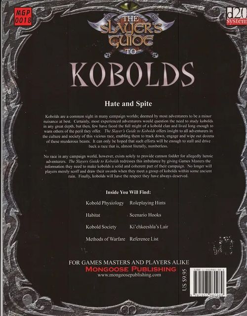 D20 systems The Slayers guide to Kobolds | Antikvaari Kirja- ja Lehtilinna / Raimo Kreivi | Osta Antikvaarista - Kirjakauppa verkossa