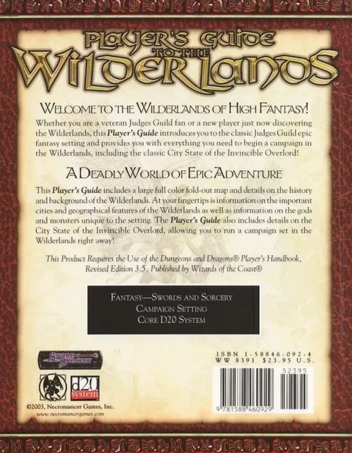 D20 system Players Guide to the Wilderlands - Guild Judges | Antikvaari Kirja- ja Lehtilinna / Raimo Kreivi | Osta Antikvaarista - Kirjakauppa verkossa