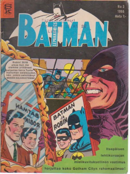 Batman 1966-03 | Antikvaari Kirja- ja Lehtilinna / Raimo Kreivi | Osta Antikvaarista - Kirjakauppa verkossa