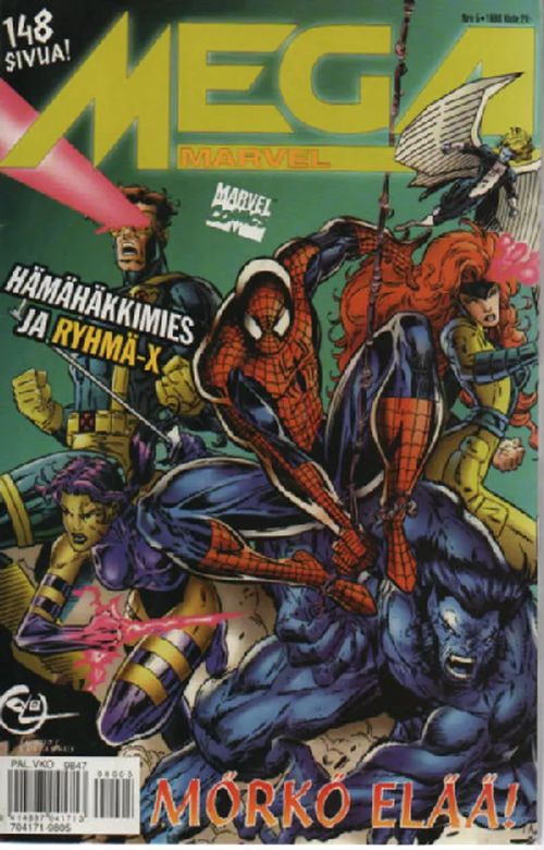 Mega Marvel 1998-05 Hämähäkkimies ja Ryhmä-X | Antikvaari Kirja- ja Lehtilinna / Raimo Kreivi | Osta Antikvaarista - Kirjakauppa verkossa