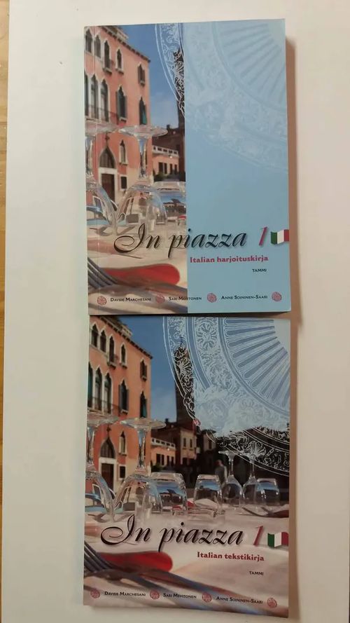 In piazza-Italian tekstikirja / In piazza-Italian harjoituskirja - Marchesani Davide | Antikvaari Kirja- ja Lehtilinna / Raimo Kreivi | Osta Antikvaarista - Kirjakauppa verkossa