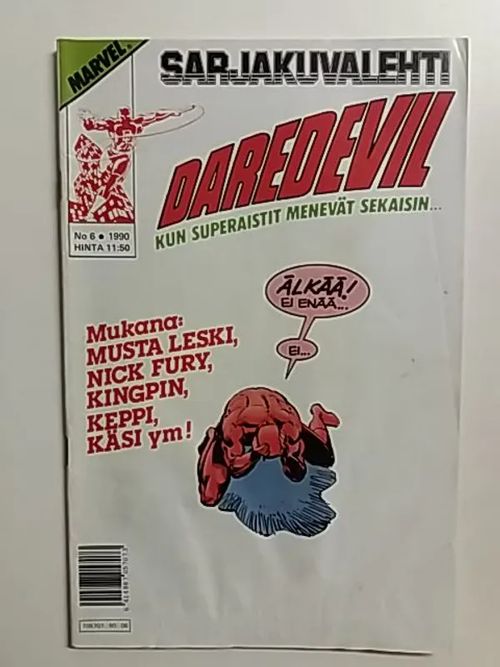Marvel Sarjakuvalehti: Daredevil 1990-06 | Antikvaari Kirja- ja Lehtilinna / Raimo Kreivi