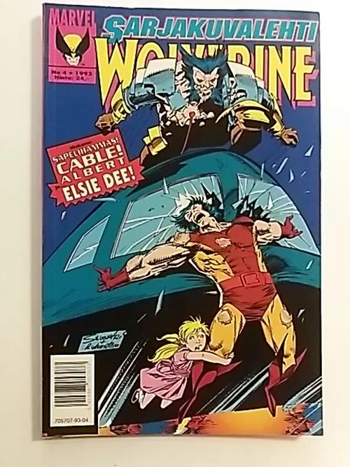 Marvel Sarjakuvalehti: Wolverine 1993-04 | Antikvaari Kirja- ja Lehtilinna / Raimo Kreivi | Osta Antikvaarista - Kirjakauppa verkossa