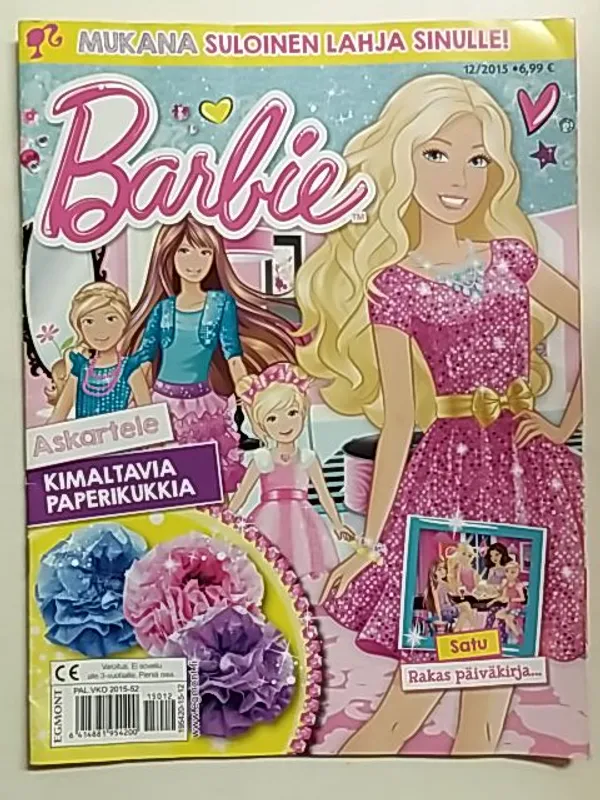 Barbie 2015-12 juliste! | Antikvaari Kirja- ja Lehtilinna / Raimo Kreivi | Osta Antikvaarista - Kirjakauppa verkossa