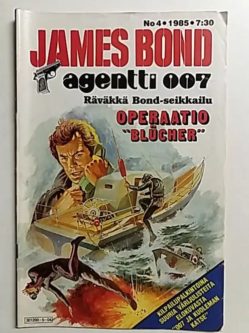 James Bond (agentti 007) 1985-04 - Sutter Jack, Gual | Antikvaari Kirja- ja Lehtilinna / Raimo Kreivi | Osta Antikvaarista - Kirjakauppa verkossa