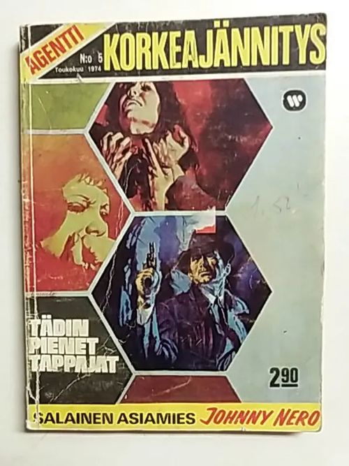 Agentti korkeajännitys 1974-05 | Antikvaari Kirja- ja Lehtilinna / Raimo Kreivi | Osta Antikvaarista - Kirjakauppa verkossa