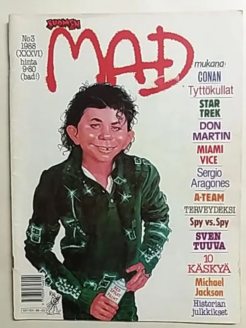 Suomen Mad 1988-03 | Antikvaari Kirja- ja Lehtilinna / Raimo Kreivi | Osta Antikvaarista - Kirjakauppa verkossa