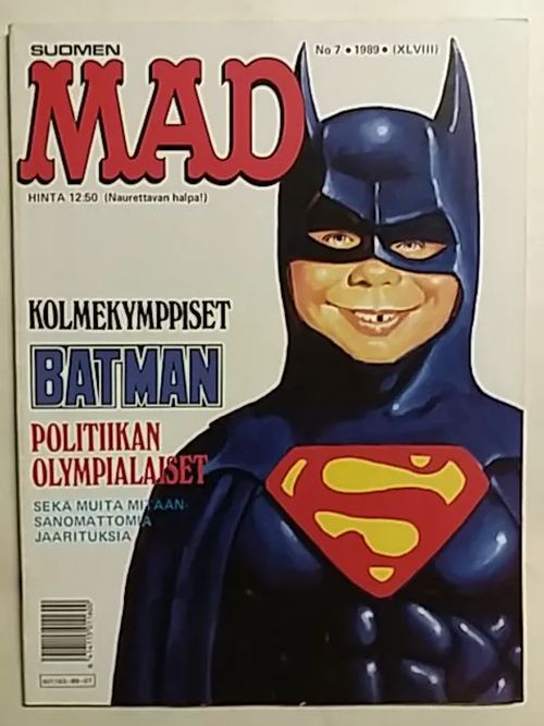 Suomen Mad 1989-07 | Antikvaari Kirja- ja Lehtilinna / Raimo Kreivi | Osta Antikvaarista - Kirjakauppa verkossa