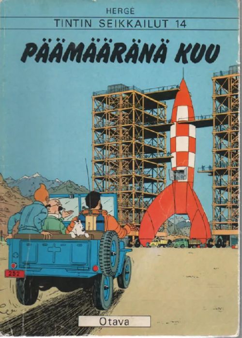 Tintin seikkailut 14 - Päämääränä kuu - Hergé | Antikvaari Kirja- ja Lehtilinna / Raimo Kreivi | Osta Antikvaarista - Kirjakauppa verkossa