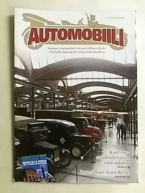 Automobiili 2008 - 01 | Antikvaari Kirja- ja Lehtilinna / Raimo Kreivi | Osta Antikvaarista - Kirjakauppa verkossa