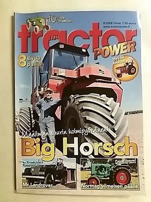 Tractor Power 2008 - 08 | Antikvaari Kirja- ja Lehtilinna / Raimo Kreivi | Osta Antikvaarista - Kirjakauppa verkossa