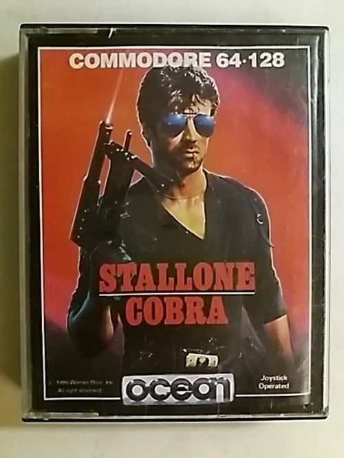 Stallone - Cobra - Commodore 64/128 | Antikvaari Kirja- ja Lehtilinna / Raimo Kreivi | Osta Antikvaarista - Kirjakauppa verkossa