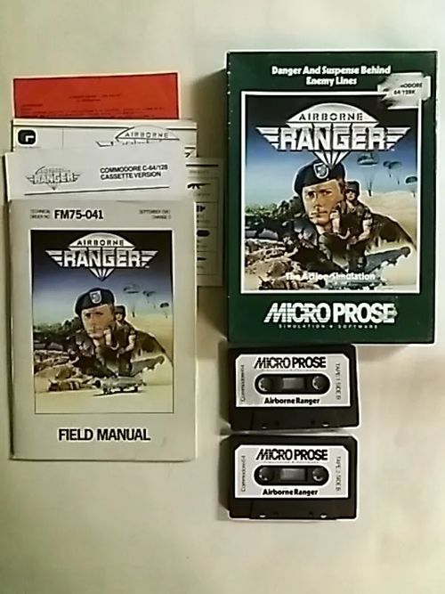 Airborne Ranger - Commodore 64/128 | Antikvaari Kirja- ja Lehtilinna / Raimo Kreivi | Osta Antikvaarista - Kirjakauppa verkossa