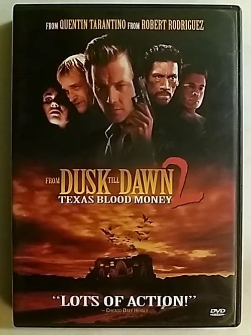 From Dusk till Dawn 2 - Texas Blood Money - ohjaus Scott Spiegel pääosissa Bruce Campbell ja Raymond Cruz. | Antikvaari Kirja- ja Lehtilinna / Raimo Kreivi | Osta Antikvaarista - Kirjakauppa verkossa