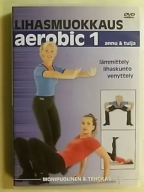 Aerobic 1 - Lihasmuokkaus - Annu & Tuija | Antikvaari Kirja- ja Lehtilinna / Raimo Kreivi | Osta Antikvaarista - Kirjakauppa verkossa