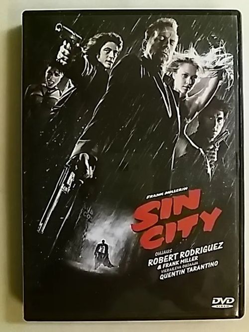 Sin City - ohjaus: Robert Rodriguez, Frank Miller, Quentin Tarantino, pääosissa Bruce Willis, Jessica Alba ja Mickey Rourke. | Antikvaari Kirja- ja Lehtilinna / Raimo Kreivi | Osta Antikvaarista - Kirjakauppa verkossa