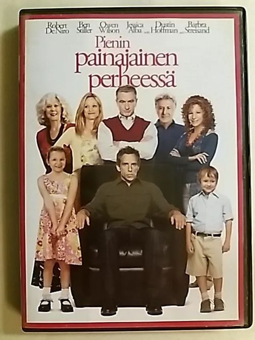 Pienin painajainen perheessä - ohjaus Paul Weitz pääosissa Ben Stiller, Owen Wilson, Jessica Alba, Dustin Hoffman, Barbra Streisand ja Robert De Niro. | Antikvaari Kirja- ja Lehtilinna / Raimo Kreivi | Osta Antikvaarista - Kirjakauppa verkossa