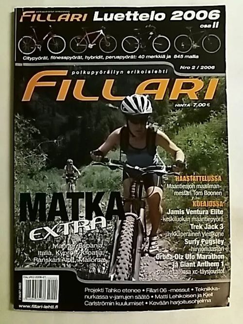 Fillari-lehti : 2006-02, Luettelo osa II 2006 | Antikvaari Kirja- ja Lehtilinna / Raimo Kreivi | Osta Antikvaarista - Kirjakauppa verkossa