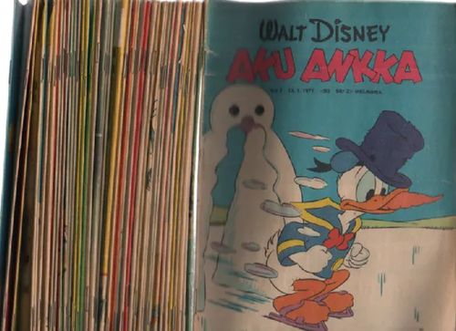 Aku Ankan vuosikerta 1971 2-52 (numero 1 puuttuu) - Disney Walt | Antikvaari Kirja- ja Lehtilinna / Raimo Kreivi | Osta Antikvaarista - Kirjakauppa verkossa