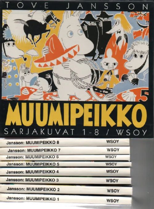 Muumipeikko. Sarjakuvat 1-8 (Kotelossa) - Jansson Tove | Antikvaari Kirja- ja Lehtilinna / Raimo Kreivi | Osta Antikvaarista - Kirjakauppa verkossa