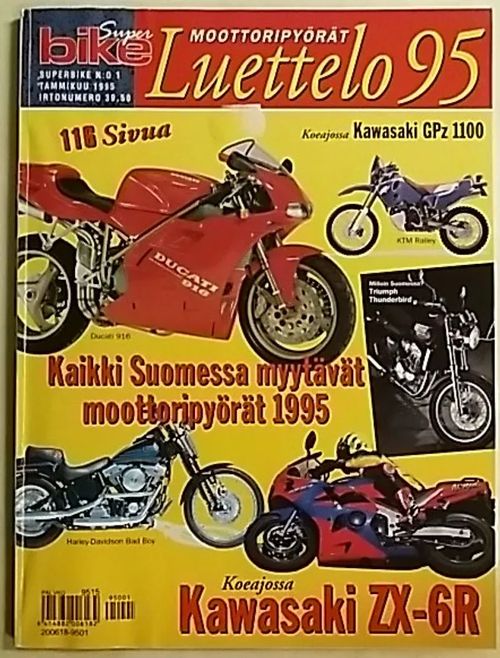 Bike 1995-01 (tammikuu) Luettelo 1995! | Antikvaari Kirja- ja Lehtilinna / Raimo Kreivi | Osta Antikvaarista - Kirjakauppa verkossa