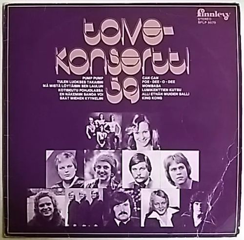 Toivekonsertti 59 - Frederik, Taiska, Karma, Fredi, Pasi Kaunisto, Merja Rantamäki, Kai Hyttinen, Markku Aro, Pepe Willberg ym... | Antikvaari Kirja- ja Lehtilinna / Raimo Kreivi | Osta Antikvaarista - Kirjakauppa verkossa