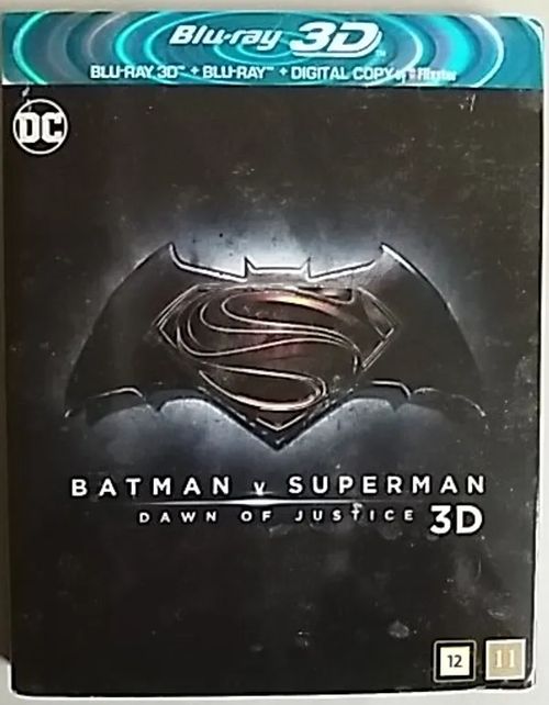 Batman v Superman - Dawn of Justice Blu-ray 3D (2DVD) | Antikvaari Kirja- ja Lehtilinna / Raimo Kreivi | Osta Antikvaarista - Kirjakauppa verkossa